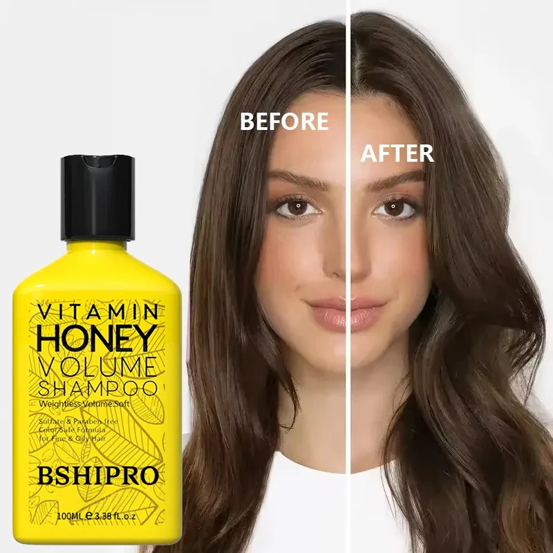 BSHIPRO Vitamin Honey Oil Control Anti-dandruff Moisturizing Nourishing Scalp Shampoo Refreshing non-greasy repair scalp