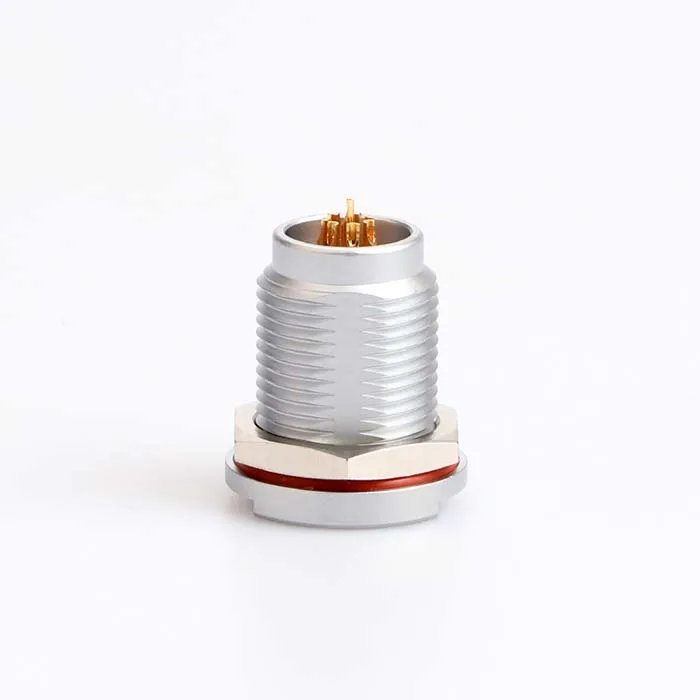 MOCO FZ16 Fixed Socket Vacuum-Tight With Half-Shell Key Panel Mount Push Pull IP68 Waterproof Connector For Aviation