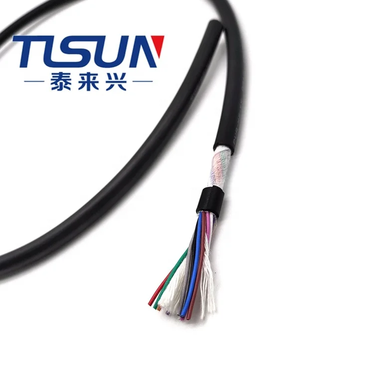 Сертификация CE кабель PUR-HF-YY 10 ядер 0.2mm2 высокий гибкий Цепной управления