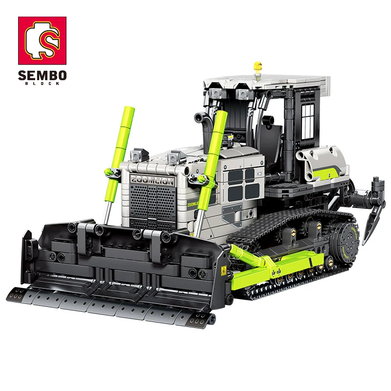 Конструктор Sembo 705940, строительный грузовик, детский подарок, образовательный набор кирпичей «сделай сам», бульдозер, наборы строительных блоков, детские игрушки для мальчиков