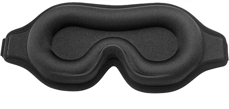 Wholesale Custom LOGO Silk Lash Extensions 3D Contoured Cup Sleep Eye Mask  Blindfold Lash Huggers for Sleeping