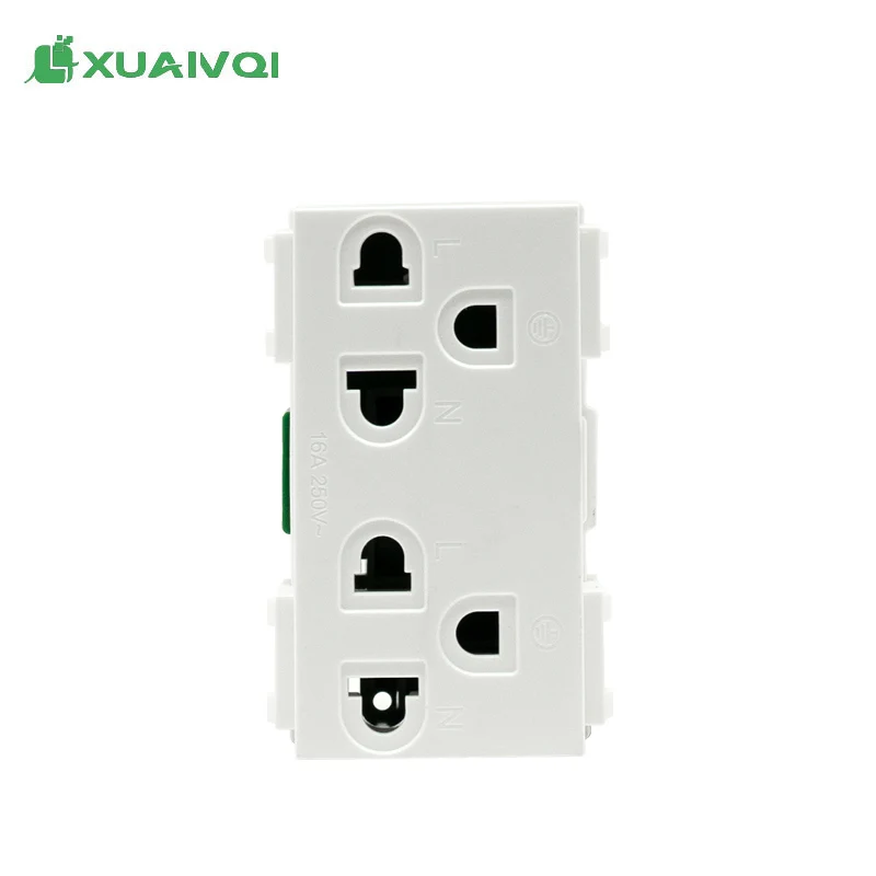 Tabletop miniature power outlet 3-pin Universal Power Socket 16A