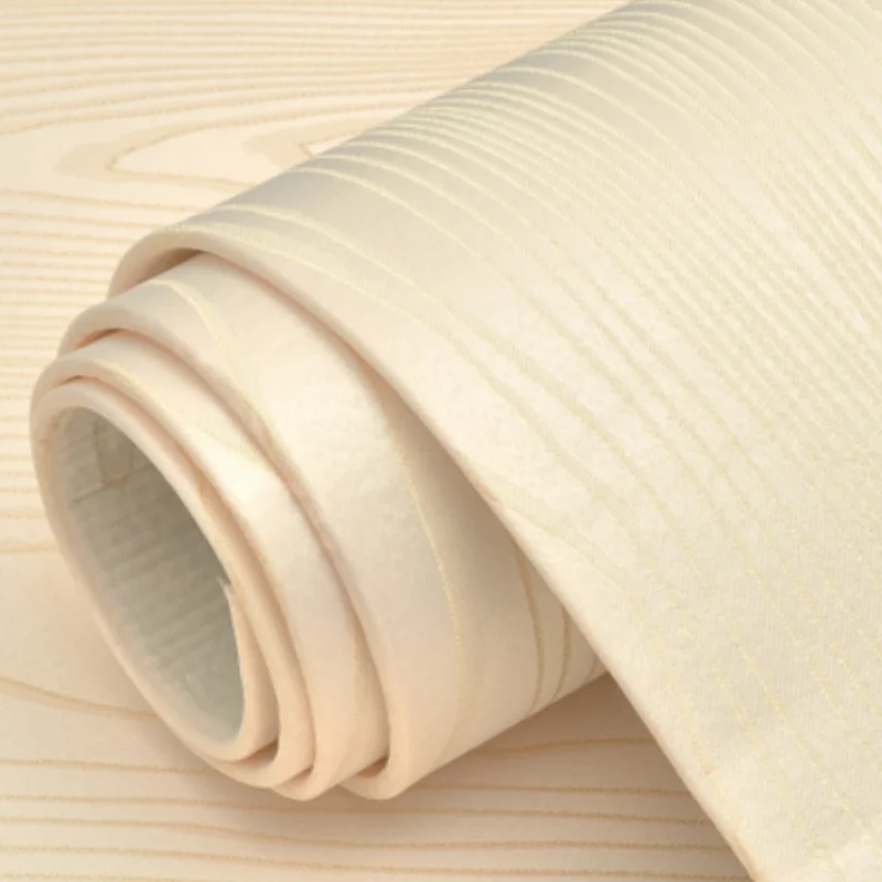 Self Adhesive XPE Material Easily Install Wooden Wallpapers Rolls Anti-collision Removabele Bathroom for Home Decoration