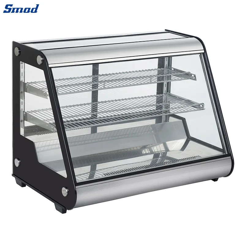 SMAD 100L витрина для еды с подсветкой, Индивидуальный маленький стеклянный шкаф, витрина для тортов