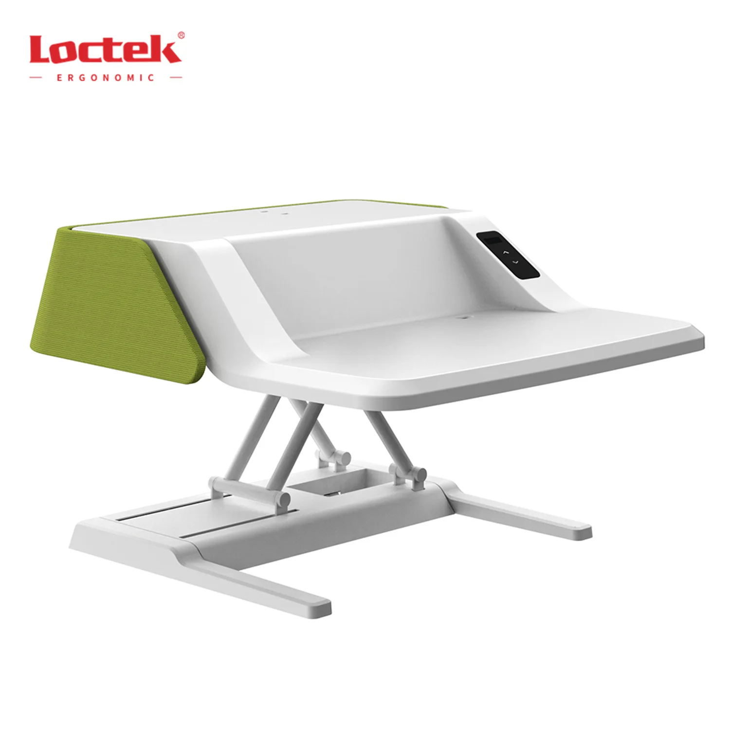 
Smart Electric Height Adjustable Workstation Desk Converter With USB Charge Loctek EMT106S-A 