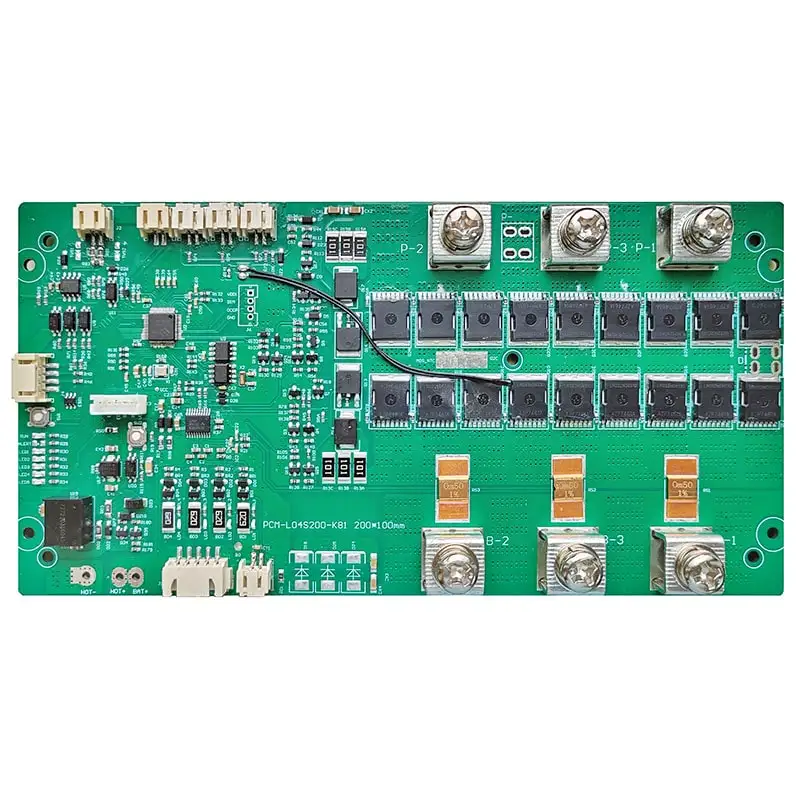 3s 4s 12V 200a UART RS485 Bluetooth bms for 14.4V 14.8V Lithium ion Batteries 12.8V Robots LiFePO4 Battery With Heating Function