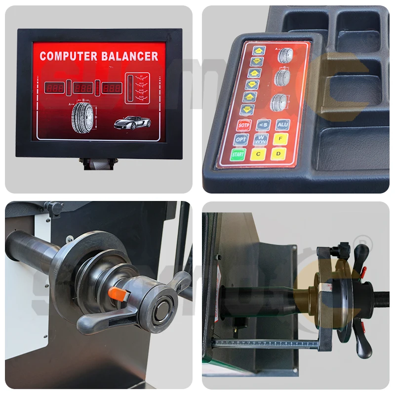 Sunmo Car Tire Changer and Wheel Balancer Combo For auto repair Garage Equipment