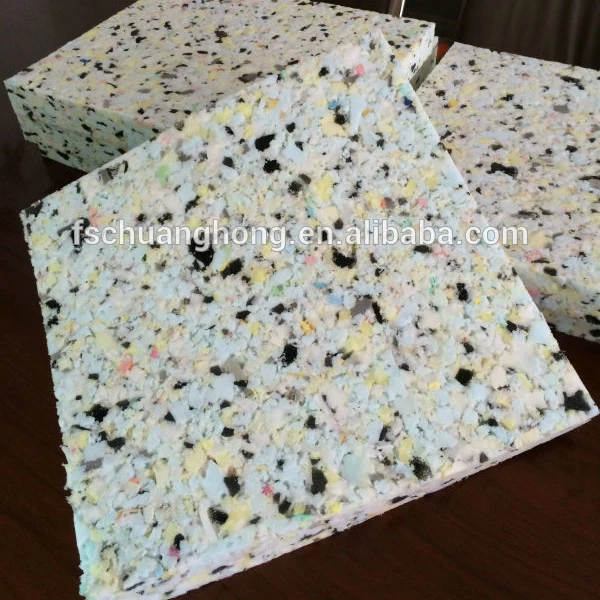 Rebond foam sheet compressed cellulose scrap sponge