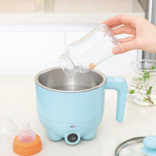 Electric Cooker Cooking With Steamer Pot Electric Heat  Multi Cooking Steam Hot Pot