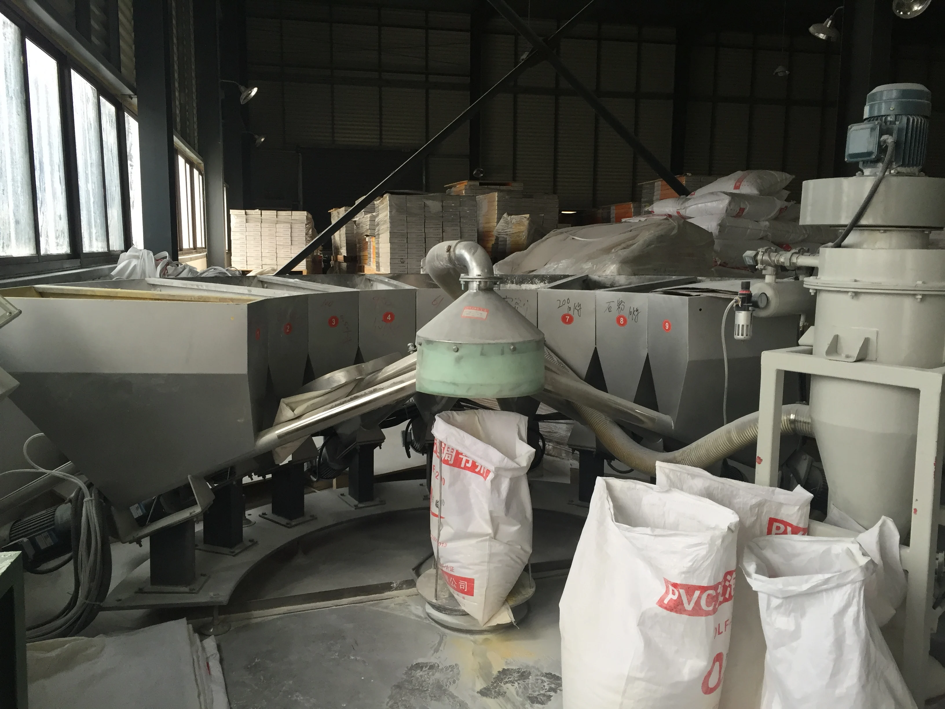Automatic chemical dosing system Powder batching and weighing system Additives dosing system