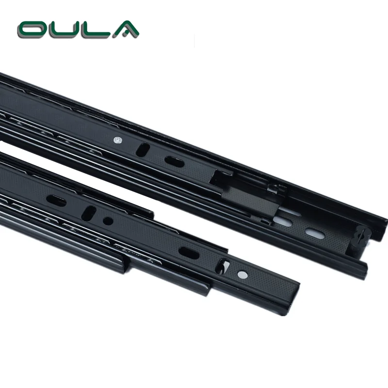 Professional Manufacturer Metal Tool Box  Drawer Slide Rail 35mm ball bear smooth desk office drawer slide