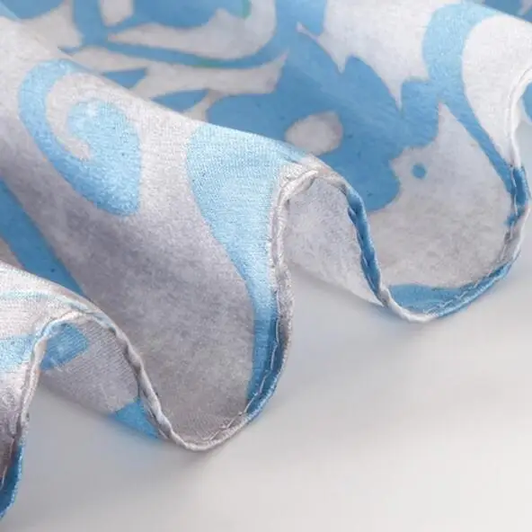 Новинка 2022, Модный женский шарф из саржевого шелка с цифровым принтом