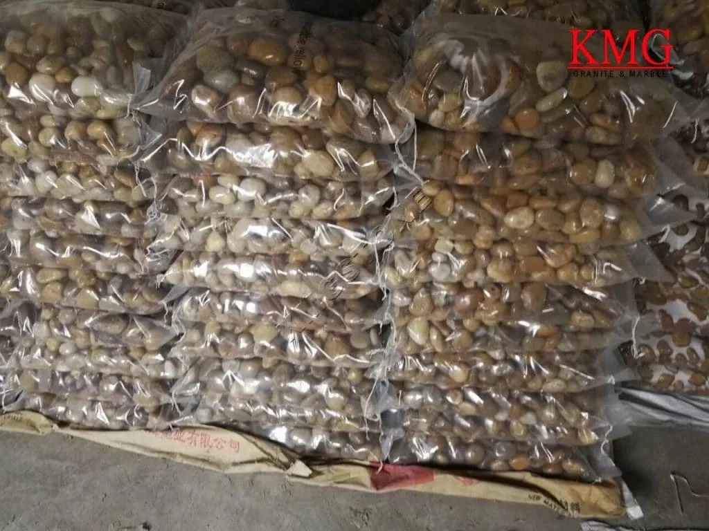 Оптовая продажа озеленение речной скалы круглые большие камни для реки натуральный сад большой камень