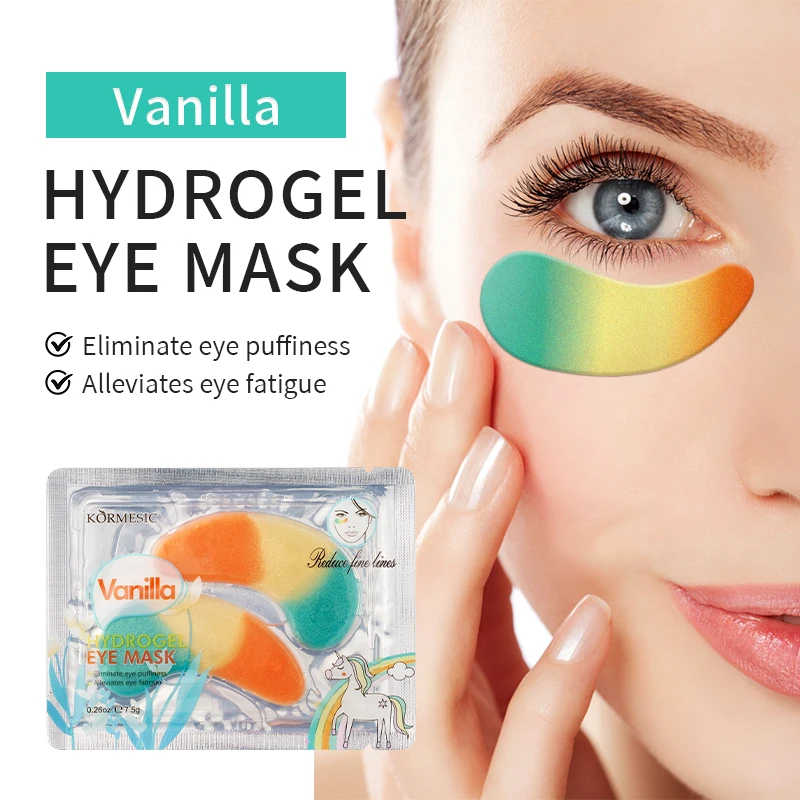KORMESIC Removal Dark Circle Anti Wrinkle Collagen Crystal Eye Mask Under Eyemask Hydrogel Double Eyelid Stickers Eye Care Gel