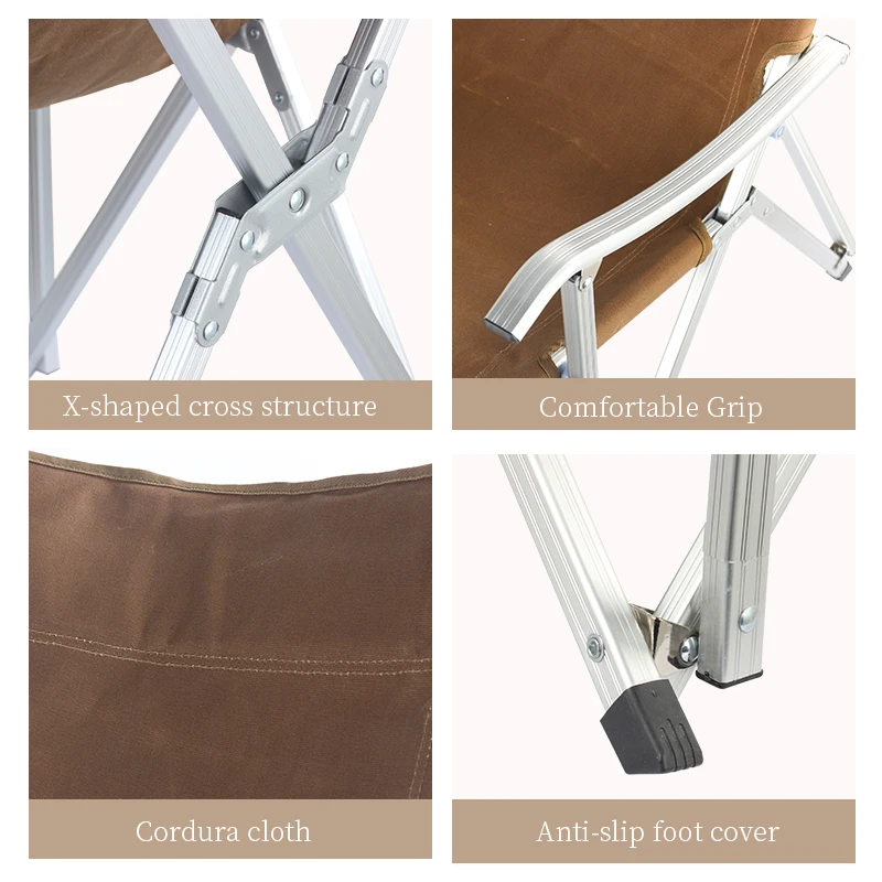 Outdoor Garden Custom Lightweight High Quality Japan Aluminium Folding Beach Camping Fishing Chair