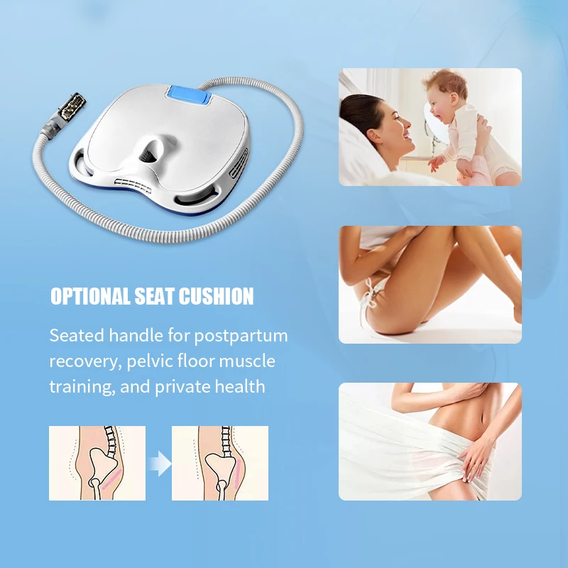 Portable 3 handles pelvic chair hip lifting body slim weight loss butt lift emslim zero 13 tesla ems body sculpt machine