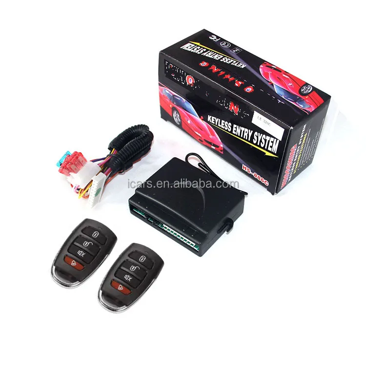 Manufacture  auto  keyless Car Alarm System 433.92 mHz keyless entry system door remote control key for car