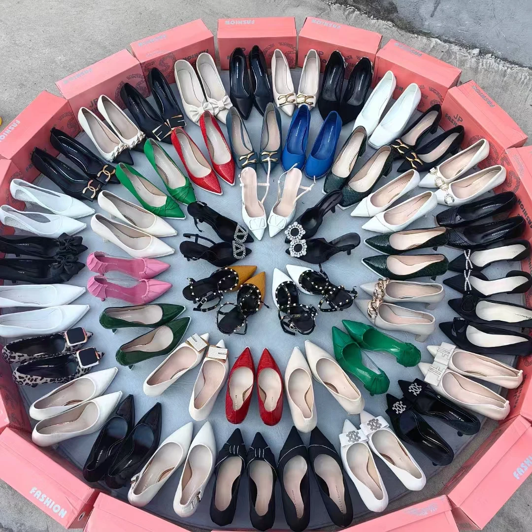 Wholesale New Design Outdoor Summer High and Low Heels Sandals Slipper for Women Ladies