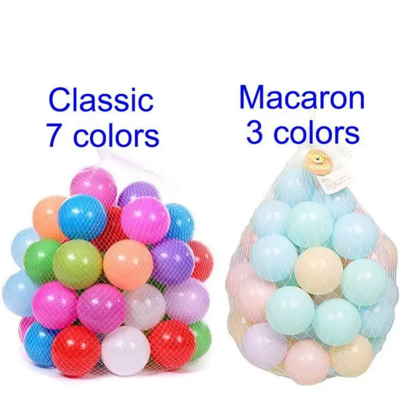 Children Play Pool Soft Plastic Balls Kids Toys Ball Pit Sea Colorful Ocean Ball For Slide Swimming Pool Playground