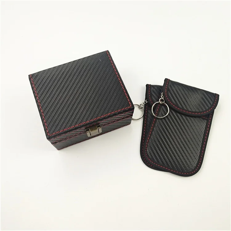 Car Key Fob Signals Blocker Case Faraday Pouch For Car Keys 2 Pack Faraday Bag