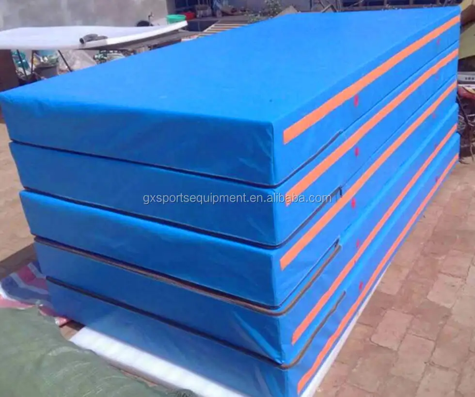 Multi-Purpose Fitness Mat Folding Gymnastics Mats Leather Gymnastics Mat For Sit Up Training
