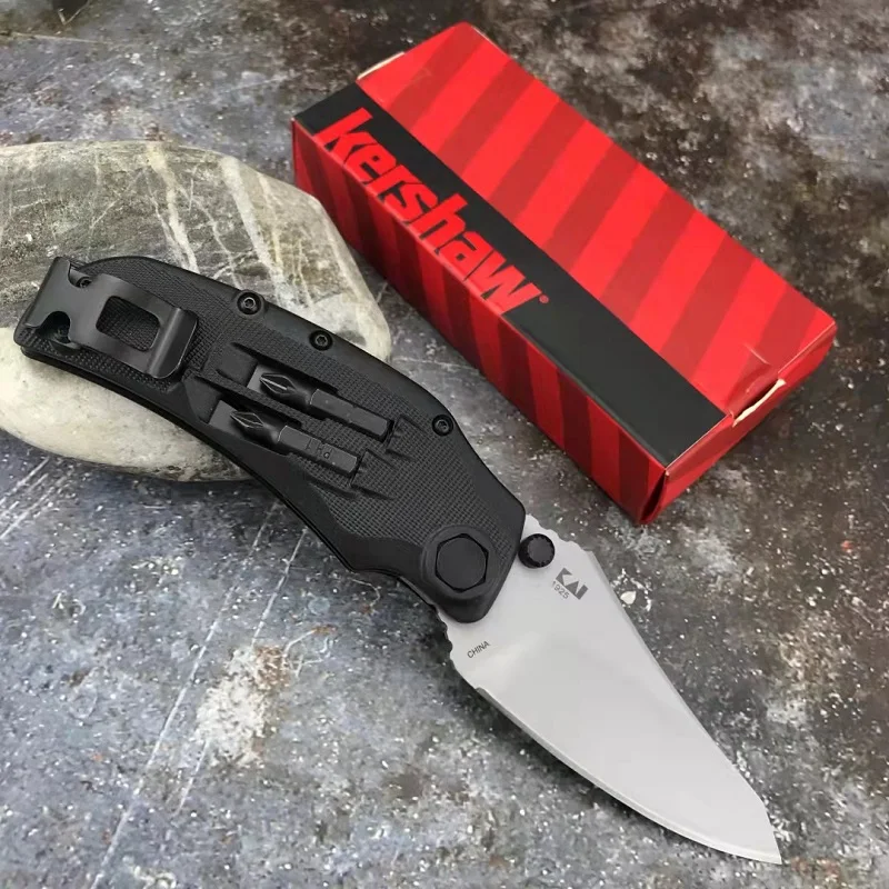 Kershaw 1925 Camping outdoor hiking bike multipurpose hand screwdriver bicycle tool folding knife