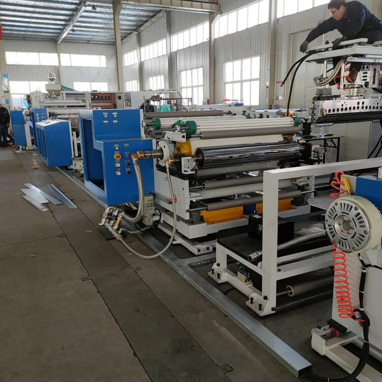 TPU/EVA waterproofing membrane machine hot melt plastic extruding coating machine