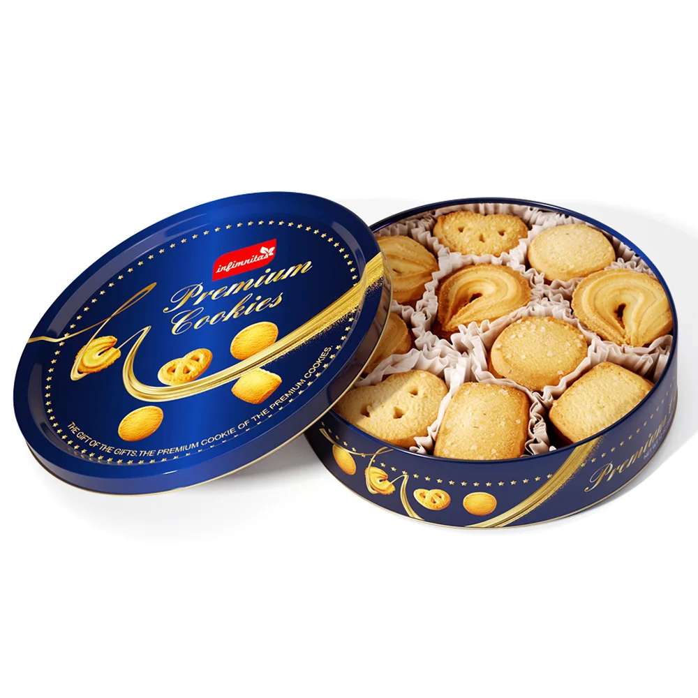 China sweet butter biscuit shortbread japan cookies malaysian novelty biscuits and cookies  round tin butter cookies