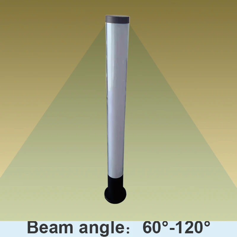 DAWN 5 years warranty transparent acrylic die-cast aluminum yard light 50cm 60cm 80cm 100cm height 100lm lawn