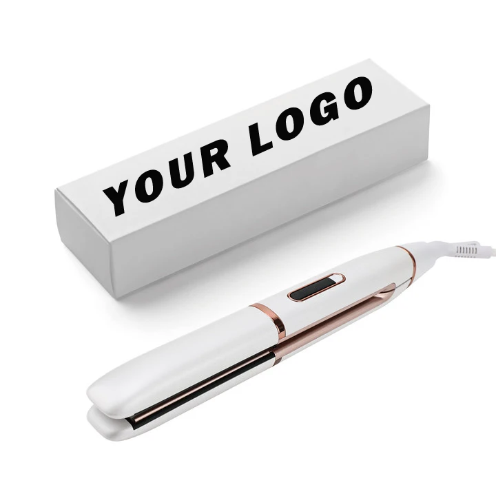 Professional Custom Ceramic Titanium Hair Flat Irons Wholesale 450 Degrees Straightener Flat Iron With Logo
