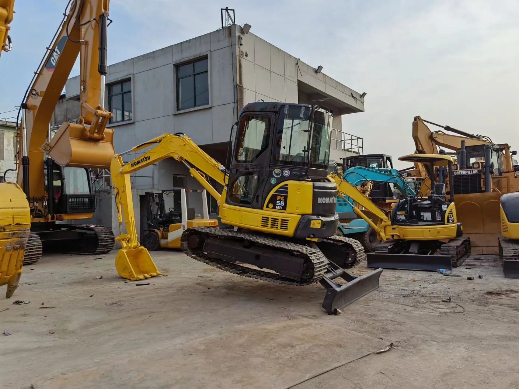 Mini Komatsu PC55 Excavator Small Digger, komatsu Pc55MR Excavator Cheap to Sale