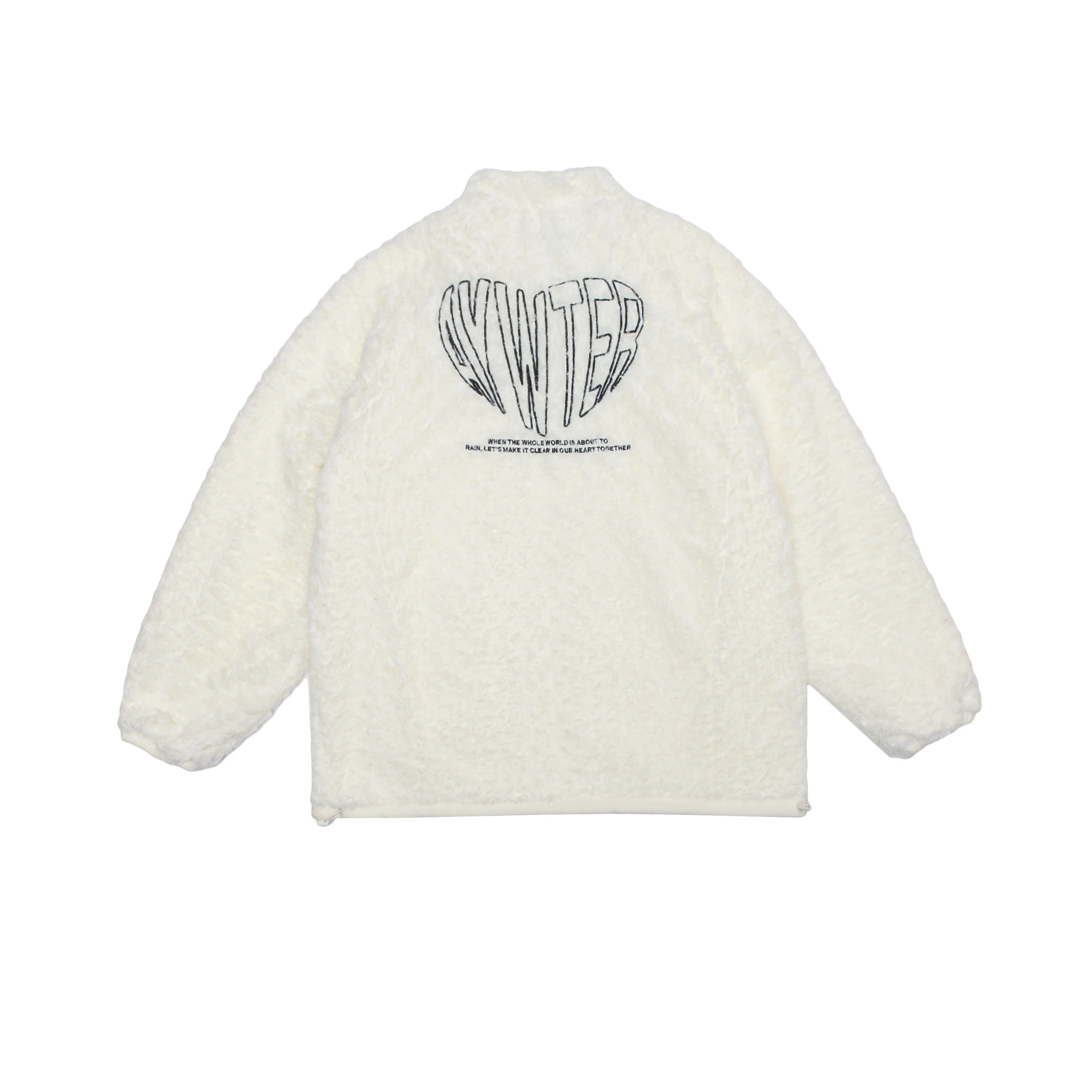 new design polar fleece jacket rose pattern custom 100% cotton winter unisex sherpa jacket