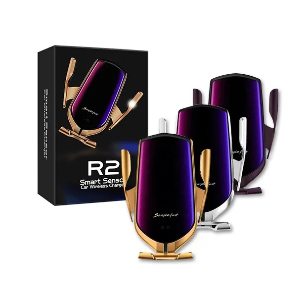 LVSHUO Best Seller 3 In 1 Car Wireless Charger Holder 10W Wireless Charging Car Mount Fast Qi Wireless Car Charger