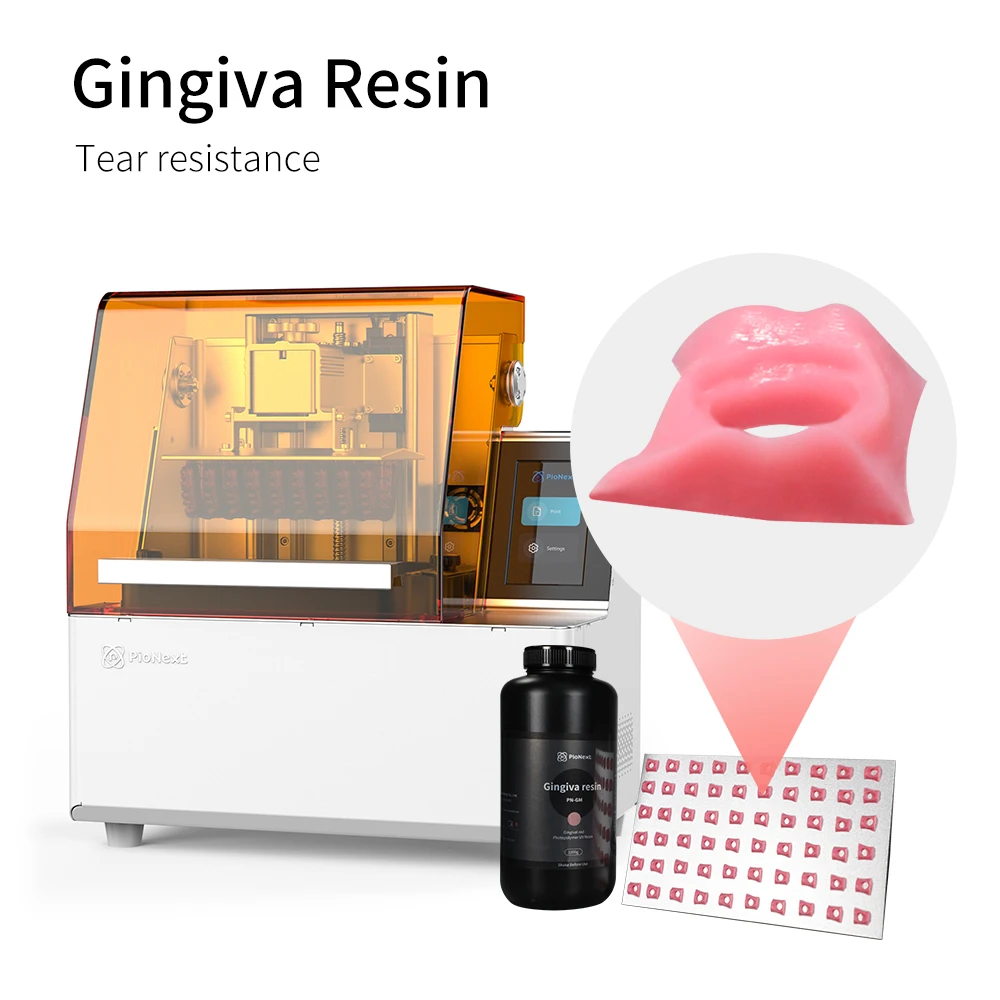 Pionext PN-GM  photopolymer resin for dental  tooth model resin dental 3d resin gingiva