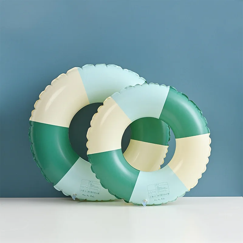 Wholesale Summer Inflatable Swimming Rings Minimalist Style Inflatable Swimming Pool Floater For Pool
