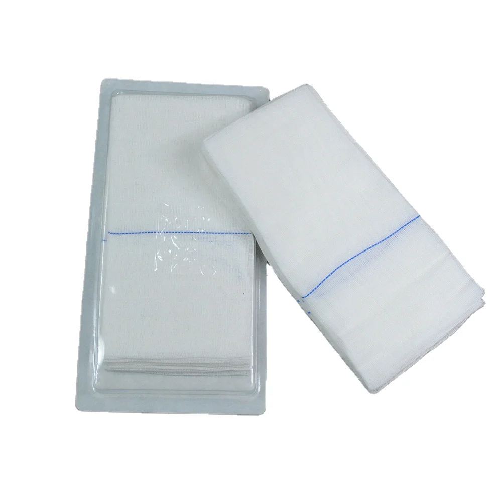 100% cotton surgical x-ray detectable gauze swabs gauze sponges compress