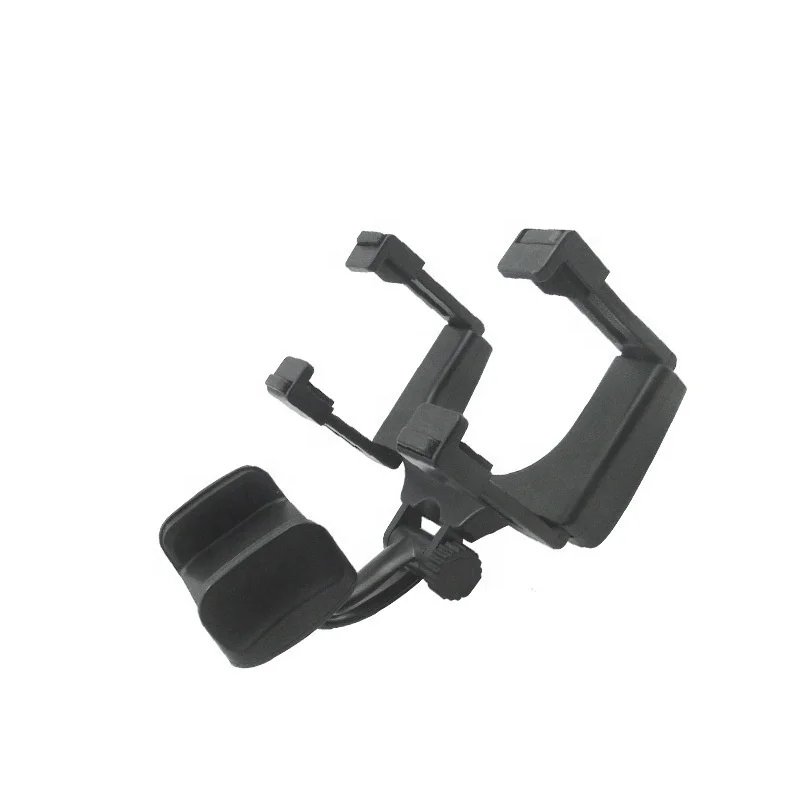 Universal Rotatable and Retractable Rearview Mirror Car Phone Stand Rear View Mirror Mobile Phone Car Mount Holder