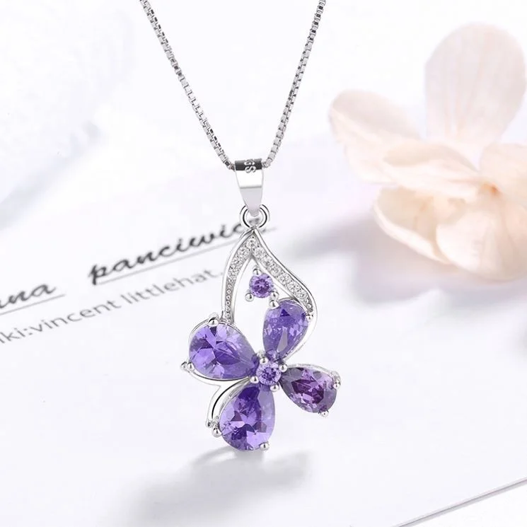 925 Silver Pendant Double Heart Pendant Love Heart Pendant
