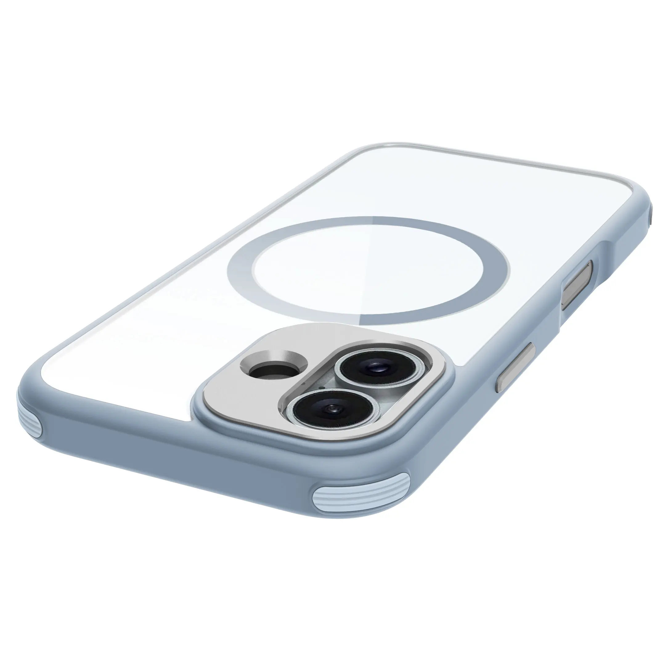 Luxury Anti Fall Air Cushion Clear Phone Case Magnetic Shockproof Suitable For iPhone 16 Pro