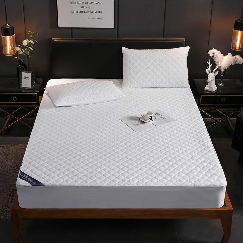 Водонепроницаемый толстый Пыленепроницаемый Чехол, дышащий бесшумный Мягкий защитный чехол для матраса, чехлы для кровати