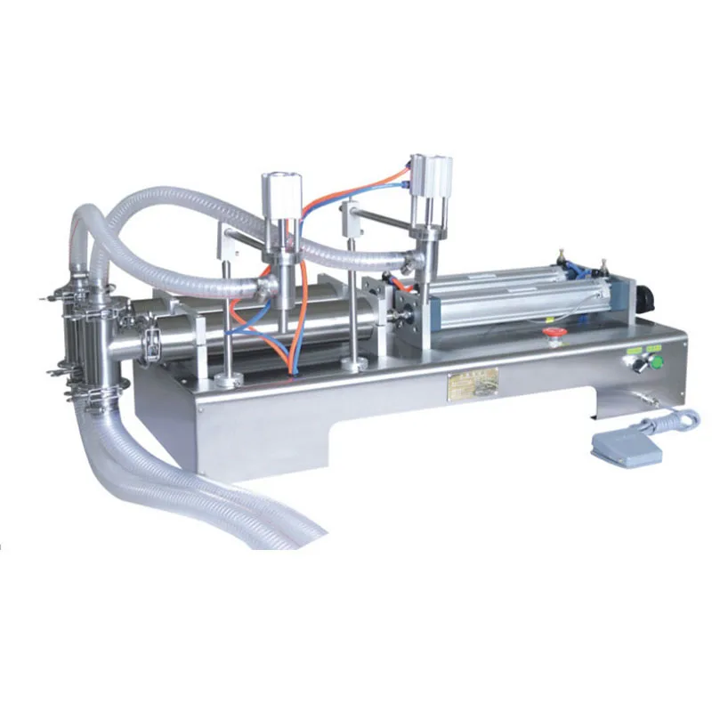Pneumatic alcoholic beverage/oil/shampoo filling machine