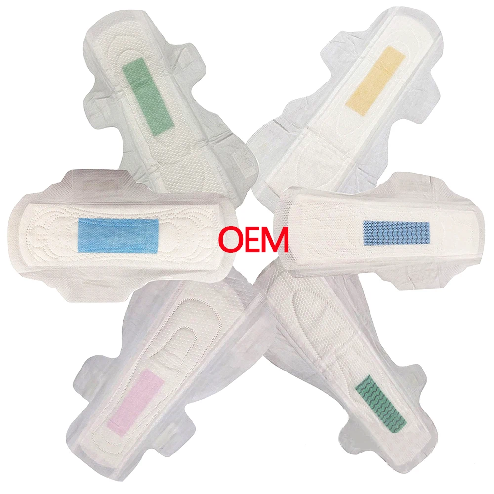 Natural Women Biodegradable Herbal Sanitary Pads Napkin Grade B Wholesale