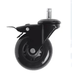 
3 inch hyaline pu medical caster 