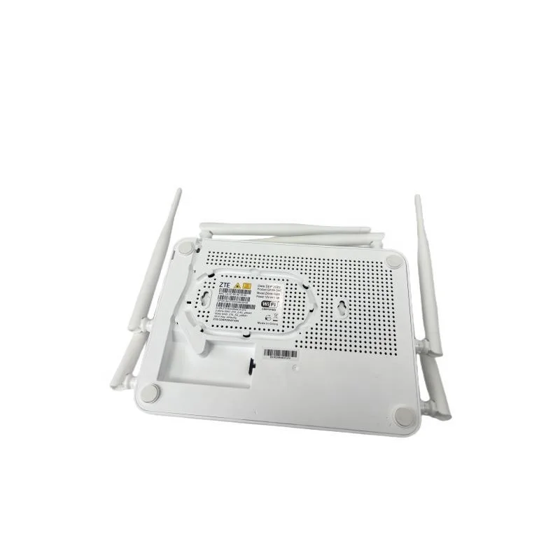 New English Firmware 6 Antenna Zte F680 4ge+2pots+high Dual Band Wifi Gpon Ont Onu F680