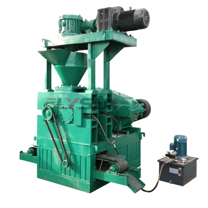 Professional Industrial Ball Briquette Press Equipment Sulfur Powder Coke Powder Board Frame Mud Ball Pressing Machine