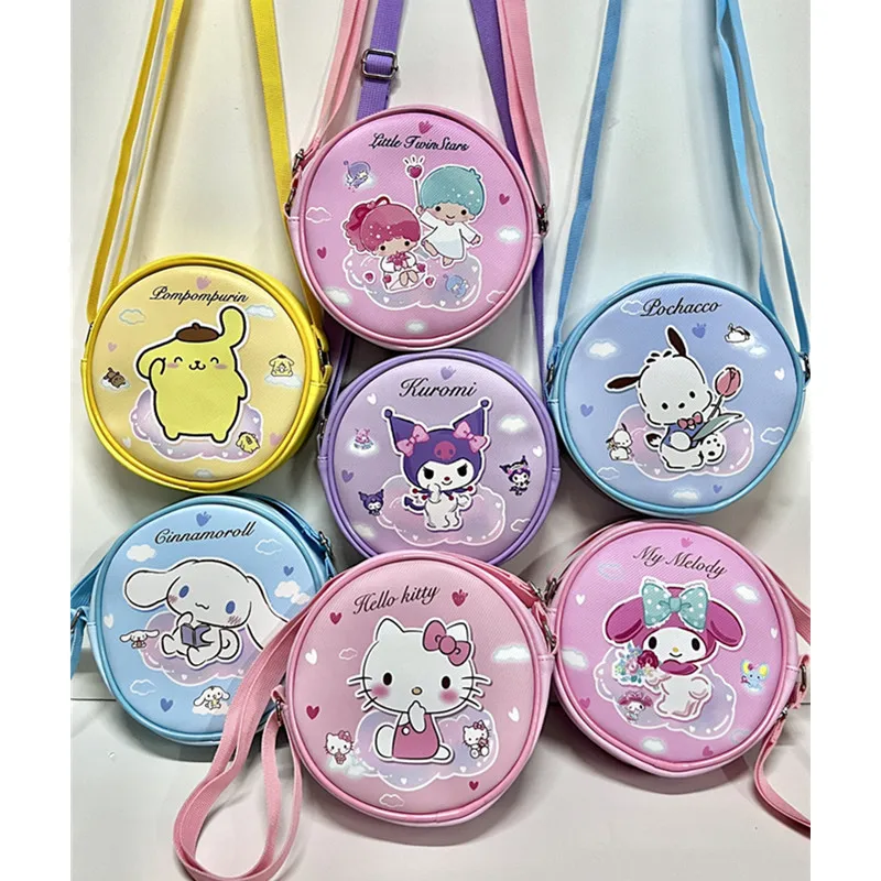new designer wholesale cute shopping handbag bags student girl cartoon kawaii crossbody bag pu leather melody shoulder bag