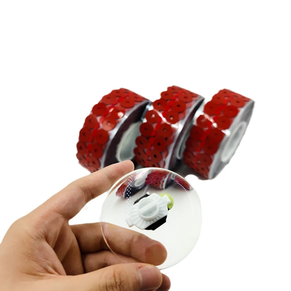 OPHTHALMIC LENSES SURFACE SAVING TAPE Lens Edger Sunglasses Semi Auto Hydrophobic Lens Blocking Pads For Optical Lens Edging