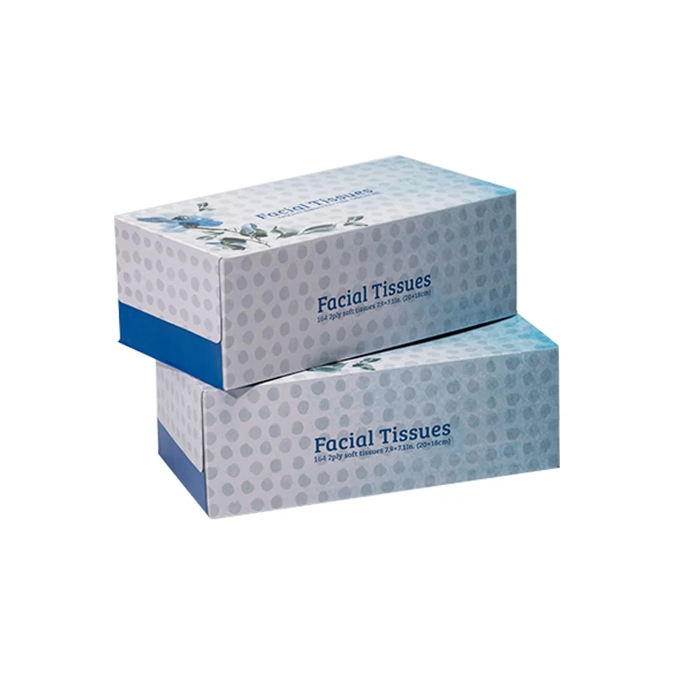 Factory direct sale cheap price custom 2ply box facial tissue paper