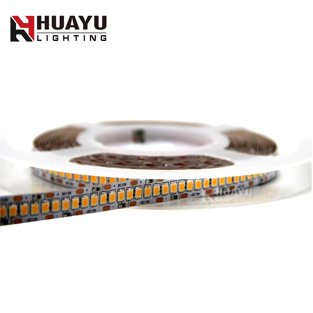 Hot Selling 240leds/m 12V 24V SMD 2835 2700 to 6500K 19.2W Warm White Natural White Cool White Led Light Strip