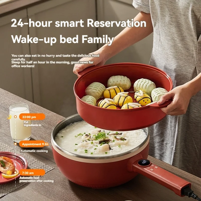 EU Plug Factory Direct multipurpose electric cooking pot Household Electric Hot Pot Electric Hot Pot Large Capacity